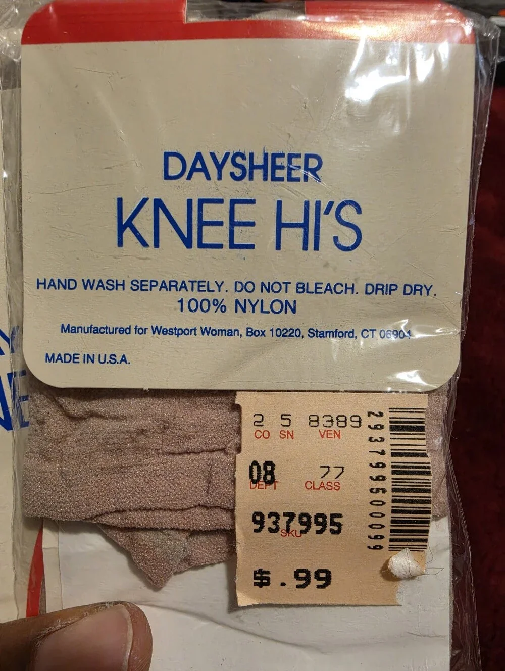 Vtg Westport Daysheer Knee Hi's Set Of 20